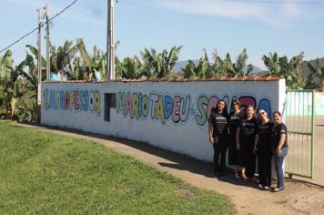 Foto - Visitação nas escolas do Projeto Alavancas