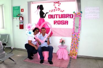 Foto - Campanha Outubro Rosa nas Unidades de Saúde no Município