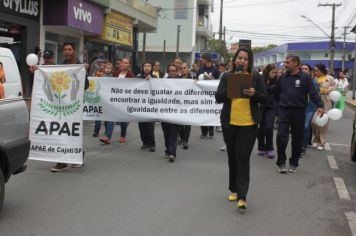 Foto - 1ª Caminhada pela Inclusão Cordão de Girassol 