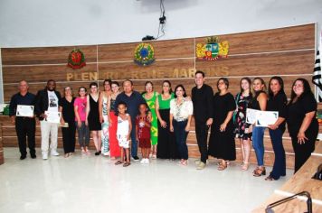 Foto - Solenidade de Posse dos Conselheiros Titulares gestão 2024 a 2028, na Câmara Municipal de Cajati