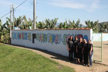 Foto - Visitação nas escolas do Projeto Alavancas