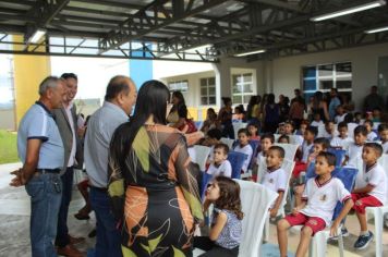 Foto - Inauguração da Escola Municipal de Educação Básica Bairro Jardim São José