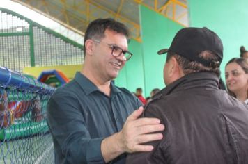 Foto - INAUGURAÇÃO DA QUADRA POLIESPORTIVA CAPITÃO BRÁS