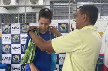 Foto - Torneio de Atletismo entres as APAES do Vale do Ribeira foi realizado no Centro de Eventos em Cajati