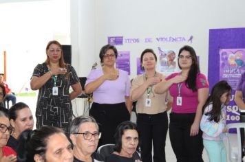 Foto - CREAS REALIZA CAMPANHA JUNHO VIOLETA EM CAJATI