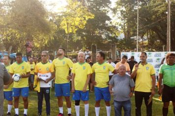 Foto - JOGO COMEMORATIVO COM EX-CRAQUES DA SELEÇÃO BRASILEIRA- CAJATI, 31 ANOS