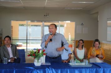 Foto - Inauguração da Escola Municipal de Educação Básica Bairro Jardim São José