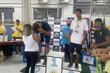 Foto - Torneio de Atletismo entres as APAES do Vale do Ribeira foi realizado no Centro de Eventos em Cajati