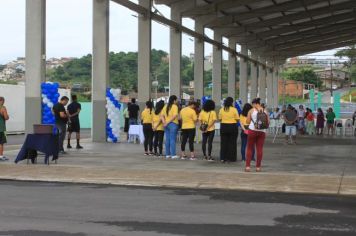 Foto - Torneio de Atletismo entres as APAES do Vale do Ribeira foi realizado no Centro de Eventos em Cajati