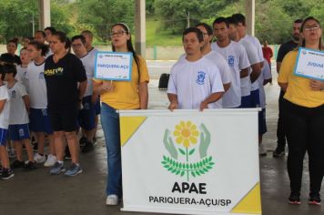 Foto - Torneio de Atletismo entres as APAES do Vale do Ribeira foi realizado no Centro de Eventos em Cajati