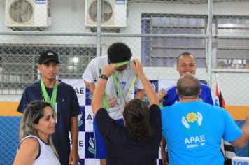 Foto - Torneio de Atletismo entres as APAES do Vale do Ribeira foi realizado no Centro de Eventos em Cajati