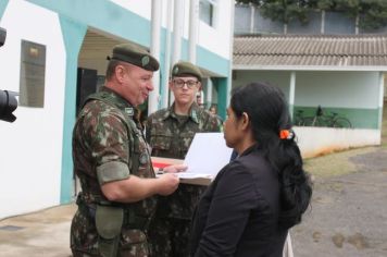 Foto - COMEMORAÇÃO DO DIA DO SOLDADO NO TIRO DE GUERRA