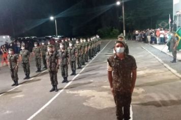 Foto - Formatura da turma pioneira 2021 do Tiro de Guerra 02-094 