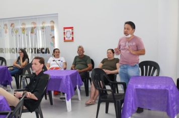 Foto - CREAS REALIZA CAMPANHA JUNHO VIOLETA EM CAJATI