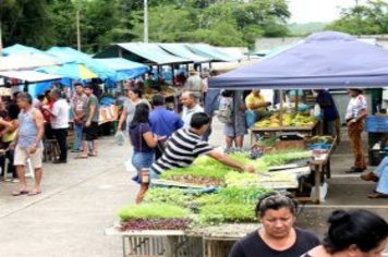 Foto - Feira Livre de Cajati em novo local