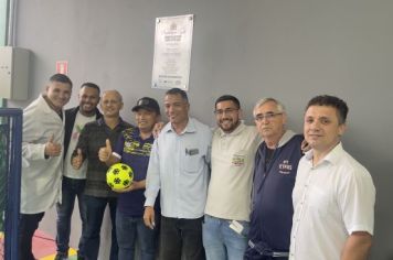 Foto - INAUGURAÇÃO DA QUADRA POLIESPORTIVA CAPITÃO BRÁS