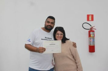 Foto - Professores da Secretaria de Educação de Cajati recebem Certificação do Curso de Robótica