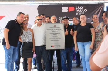 Foto - Inauguração do Empreendimento Cajati D- 65 casas e entrega de 280 títulos de Regularização Fundiária