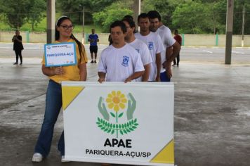 Foto - Torneio de Atletismo entres as APAES do Vale do Ribeira foi realizado no Centro de Eventos em Cajati