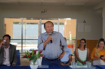 Foto - Inauguração da Escola Municipal de Educação Básica Bairro Jardim São José