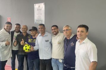 Foto - INAUGURAÇÃO DA QUADRA POLIESPORTIVA CAPITÃO BRÁS