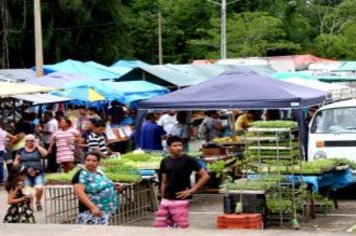 Foto - Feira Livre de Cajati em novo local