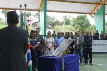 Foto - INAUGURAÇÃO DA QUADRA POLIESPORTIVA CAPITÃO BRÁS