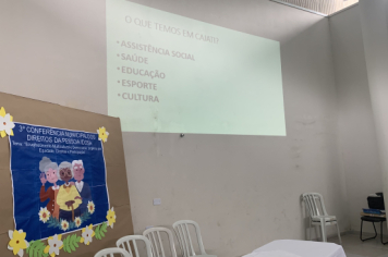 Foto - Conferência Municipal do Idoso