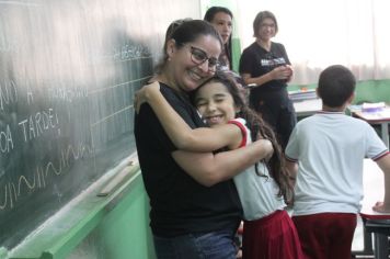 Foto - Visitação nas escolas do Projeto Alavancas