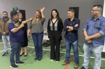 Foto - INAUGURAÇÃO DA QUADRA POLIESPORTIVA CAPITÃO BRÁS