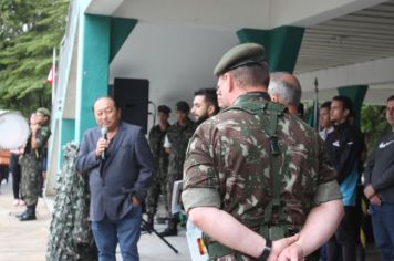 Foto - COMEMORAÇÃO DO DIA DO SOLDADO NO TIRO DE GUERRA