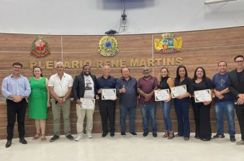 Foto - Solenidade de Posse dos Conselheiros Titulares gestão 2024 a 2028, na Câmara Municipal de Cajati