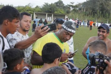 Foto - JOGO COMEMORATIVO COM EX-CRAQUES DA SELEÇÃO BRASILEIRA- CAJATI, 31 ANOS