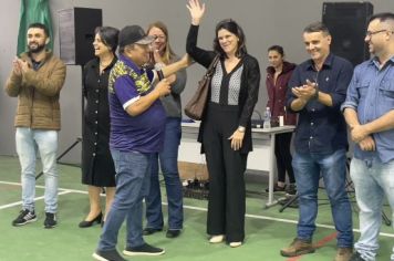 Foto - INAUGURAÇÃO DA QUADRA POLIESPORTIVA CAPITÃO BRÁS