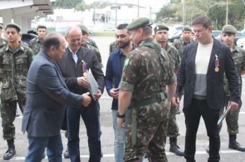 Foto - COMEMORAÇÃO DO DIA DO SOLDADO NO TIRO DE GUERRA