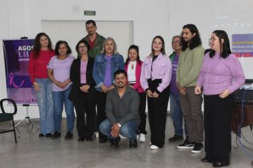 Foto - AGOSTO LILÁS- DIGA NÃO À VIOLÊNCIA CONTRA MULHER