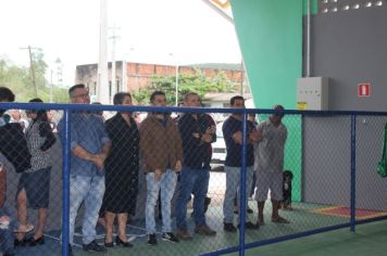 Foto - INAUGURAÇÃO DA QUADRA POLIESPORTIVA CAPITÃO BRÁS