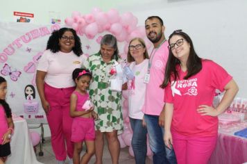 Foto - Campanha Outubro Rosa nas Unidades de Saúde no Município