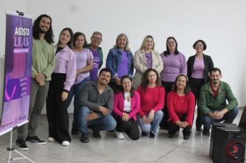 Foto - AGOSTO LILÁS- DIGA NÃO À VIOLÊNCIA CONTRA MULHER