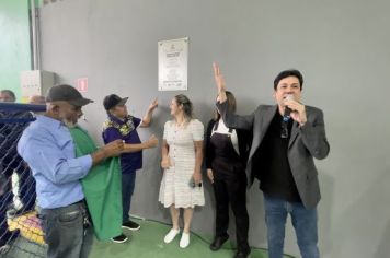 Foto - INAUGURAÇÃO DA QUADRA POLIESPORTIVA CAPITÃO BRÁS