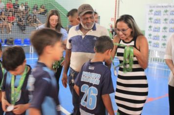Foto - Cerimônia de reinauguração do Ginásio de Esportes Luiz Carlos Felizardo Rodrigues -Tatu