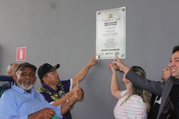 Foto - INAUGURAÇÃO DA QUADRA POLIESPORTIVA CAPITÃO BRÁS