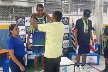 Foto - Torneio de Atletismo entres as APAES do Vale do Ribeira foi realizado no Centro de Eventos em Cajati