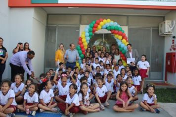 Foto - Inauguração da Escola Municipal de Educação Básica Bairro Jardim São José