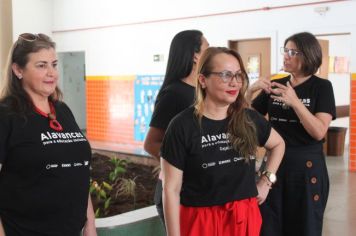 Foto - Visitação nas escolas do Projeto Alavancas