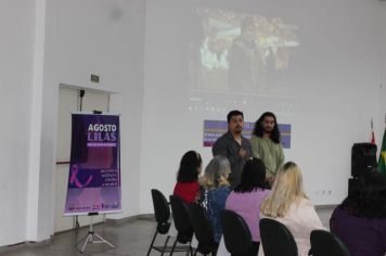 Foto - AGOSTO LILÁS- DIGA NÃO À VIOLÊNCIA CONTRA MULHER