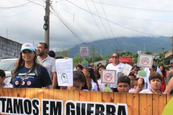 Foto - PASSEATA CONTRA A DENGUE- ESCOLA JARDIM ANA MARIA