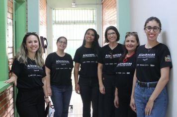 Foto - Visitação nas escolas do Projeto Alavancas