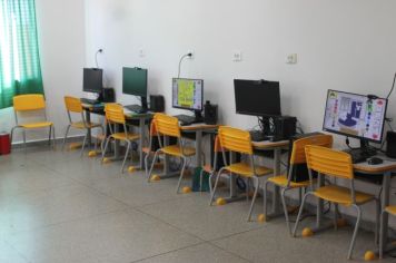 Foto - Visitação nas escolas do Projeto Alavancas