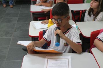 Foto - Visitação nas escolas do Projeto Alavancas